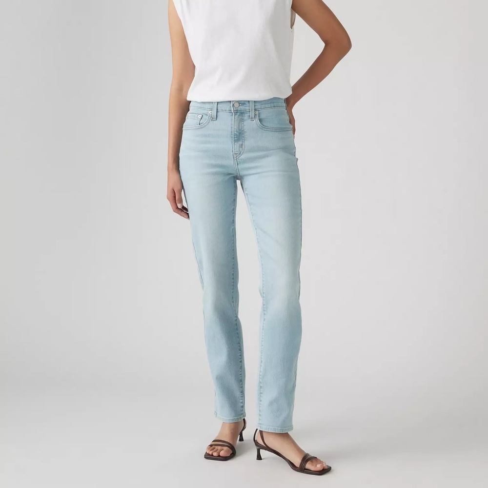 724 HIGH RISE STRAIGHT WOMEN'S JEANS indigo light